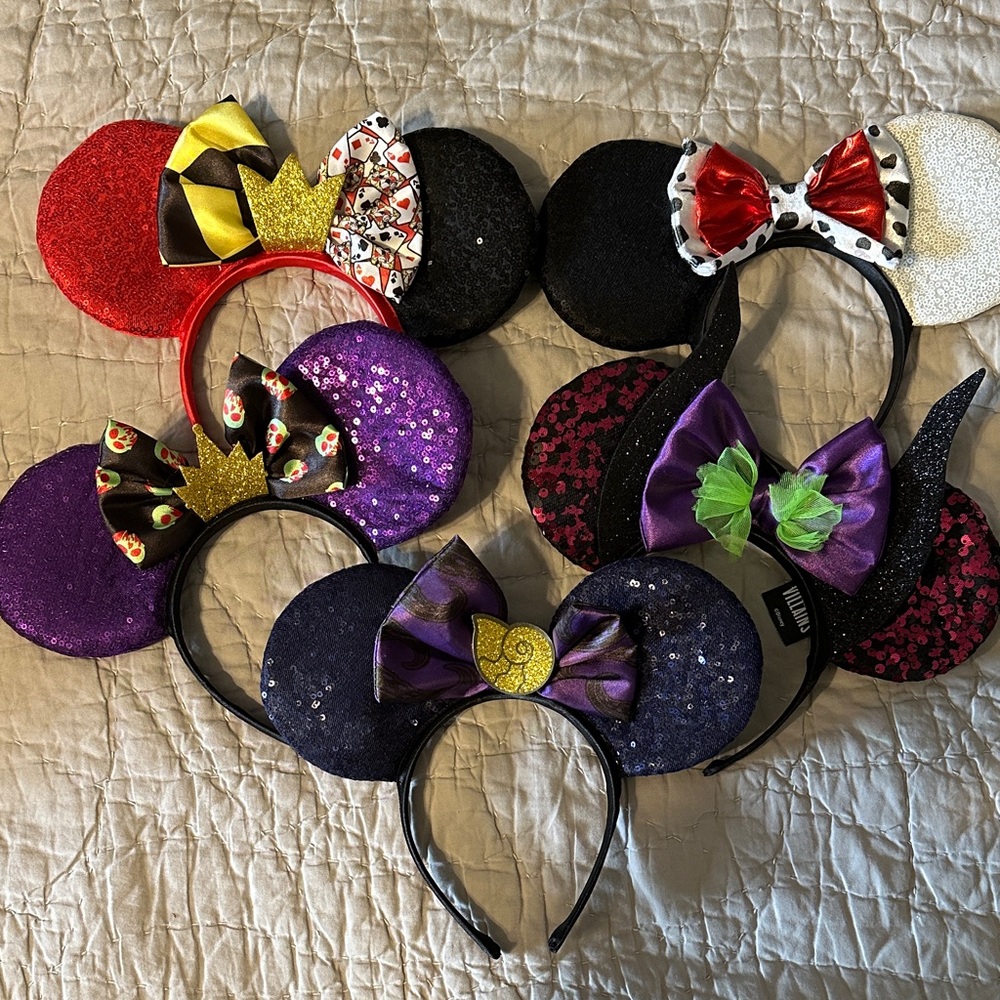 Mickey Disney villains headbands